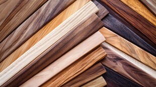 多样精美木材板材展示