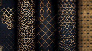 黑金奢华纹理图案集合