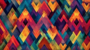 多彩几何图案无缝背景