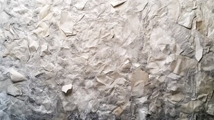 皱巴巴的灰白色纸张纹理