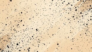 米黄背景上的黑色墨点纹理