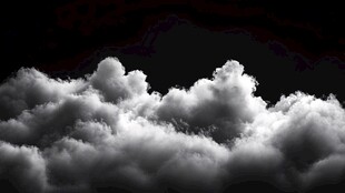 黑白云海壮丽景观