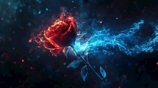 冰火玫瑰 奇幻视觉盛宴
