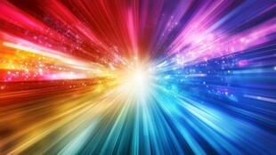 绚丽光芒射线背景特效图