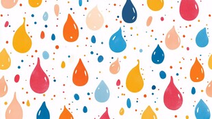 多彩雨滴图案背景纹理