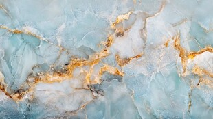 淡蓝金纹大理石纹理背景