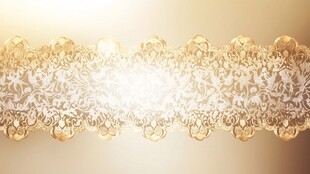 金色华丽花纹装饰背景图