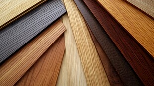 多样木质板材展示