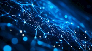 科技感网络连线背景图