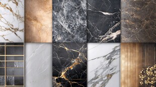 多样大理石及装饰材质展示