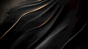 黑色流线黑金质感背景图
