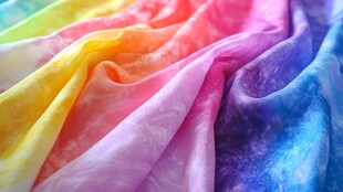 梦幻多彩渐变纹理布料