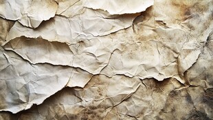 皱巴巴的复古旧纸张纹理