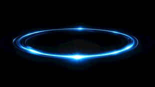 蓝色光环特效 炫酷夺目