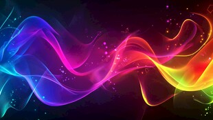 炫彩动感光线背景图