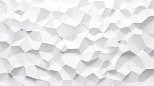白色立体多边形几何背景