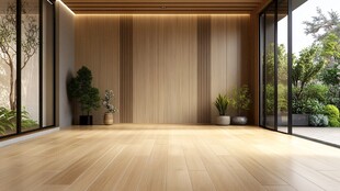 日式简约风明亮室内空间