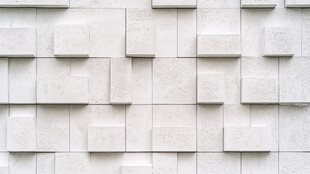 白色立体方块墙面纹理
