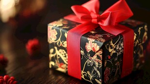 精美花饰礼品盒