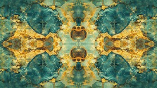 梦幻对称抽象纹理图案