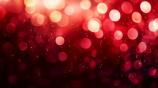 梦幻红色光斑背景效果