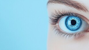 蓝眸特写 眼眸的动人魅力