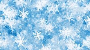 梦幻蓝白雪花背景图案