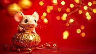 金鼠贺岁 喜庆新春氛围浓