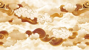古典中式云纹精美图案