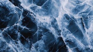 冰裂纹理 梦幻蓝色冰面世界