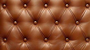 棕色皮革菱形绗缝纹理