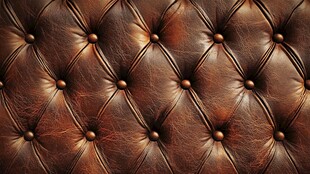 复古棕色皮革软包纹理