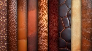 多样皮革纹理展示