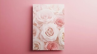 粉色玫瑰装饰画