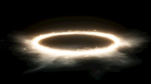 发光悬浮圆环特效