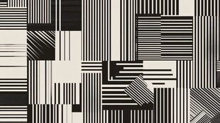 黑白几何线条抽象图案