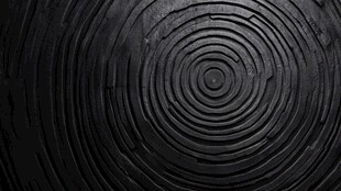 黑色同心圆环纹理背景