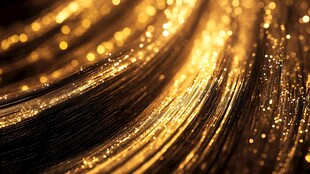 金色流光溢彩梦幻纹理