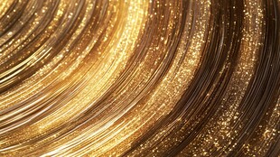 金色炫彩流线背景纹理