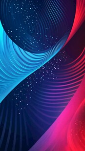 绚丽渐变波纹星空背景图