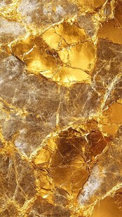 金色裂纹大理石纹理