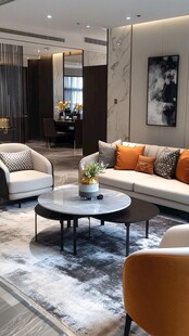 现代简约风格客厅优雅氛围