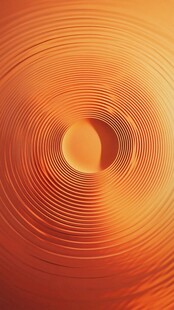 橙色环形纹理抽象背景图