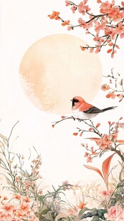 春日花鸟图