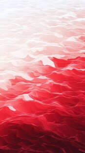 渐变红色水波抽象背景图