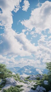 山间云海美景
