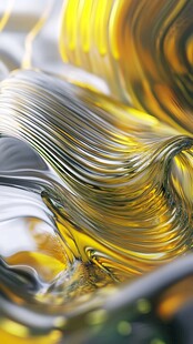 流动金韵玻璃艺术之美