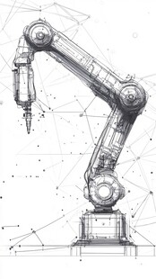 机械臂轮廓图与几何元素