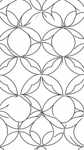 几何线条构成的简约图案