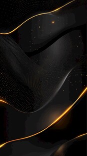 黑金流体抽象背景图案